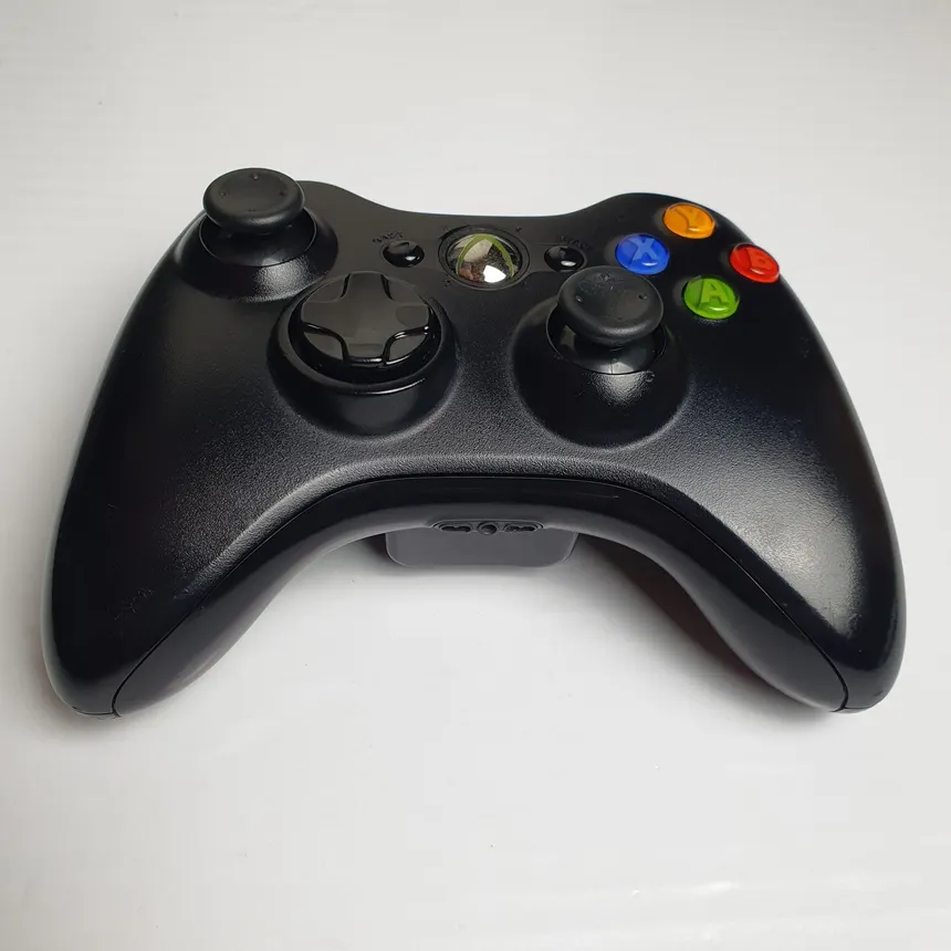 Xbox 360 Controller (Black - Complete Setup)