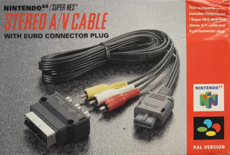 Nintendo 64 Stereo AV Cable